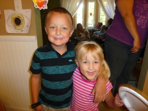 A rare moment of togetherness