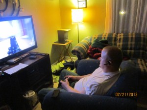 A particularly tense evening at home. 